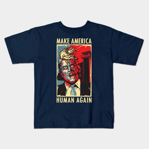 Zombald Trump Kids T-Shirt by DubyaTee